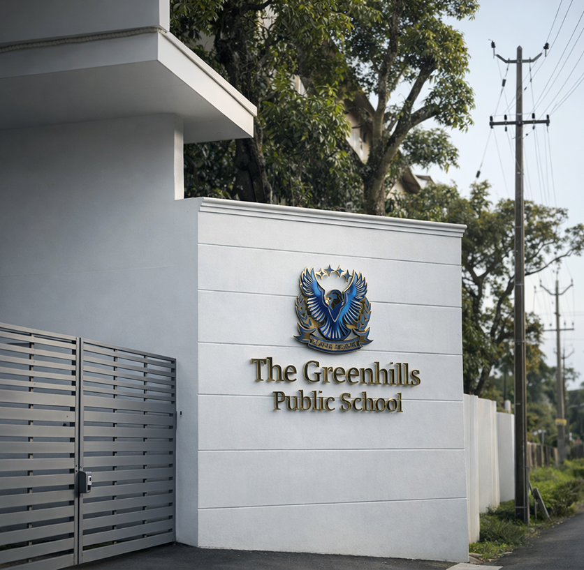 Students at The Greenhills Public School campus